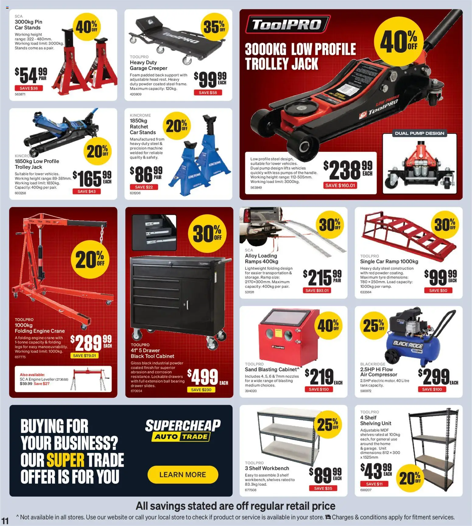 Supercheap Auto catalogue - valid from 15.12.2025 | Page: 11 | Products: Cabinet, Drawer, Powder, Pumps