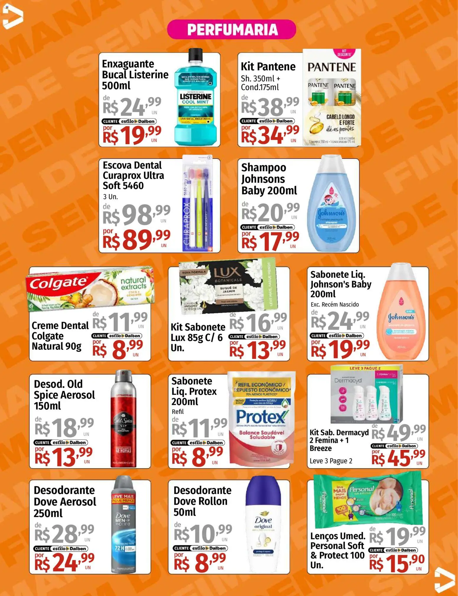Supermercado Dalben Folheto - válido de 27.02.2026 | Página: 13 | Produtos: Shampoo, Gengibre, Enxaguante bucal, Creme