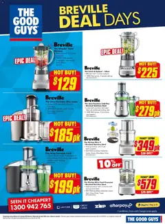Preview of The Good Guys Breville Deal Days - valid from 29.03.2026 | Page: 2 | Products: Vegetables, Blender, Juicer, Food processor