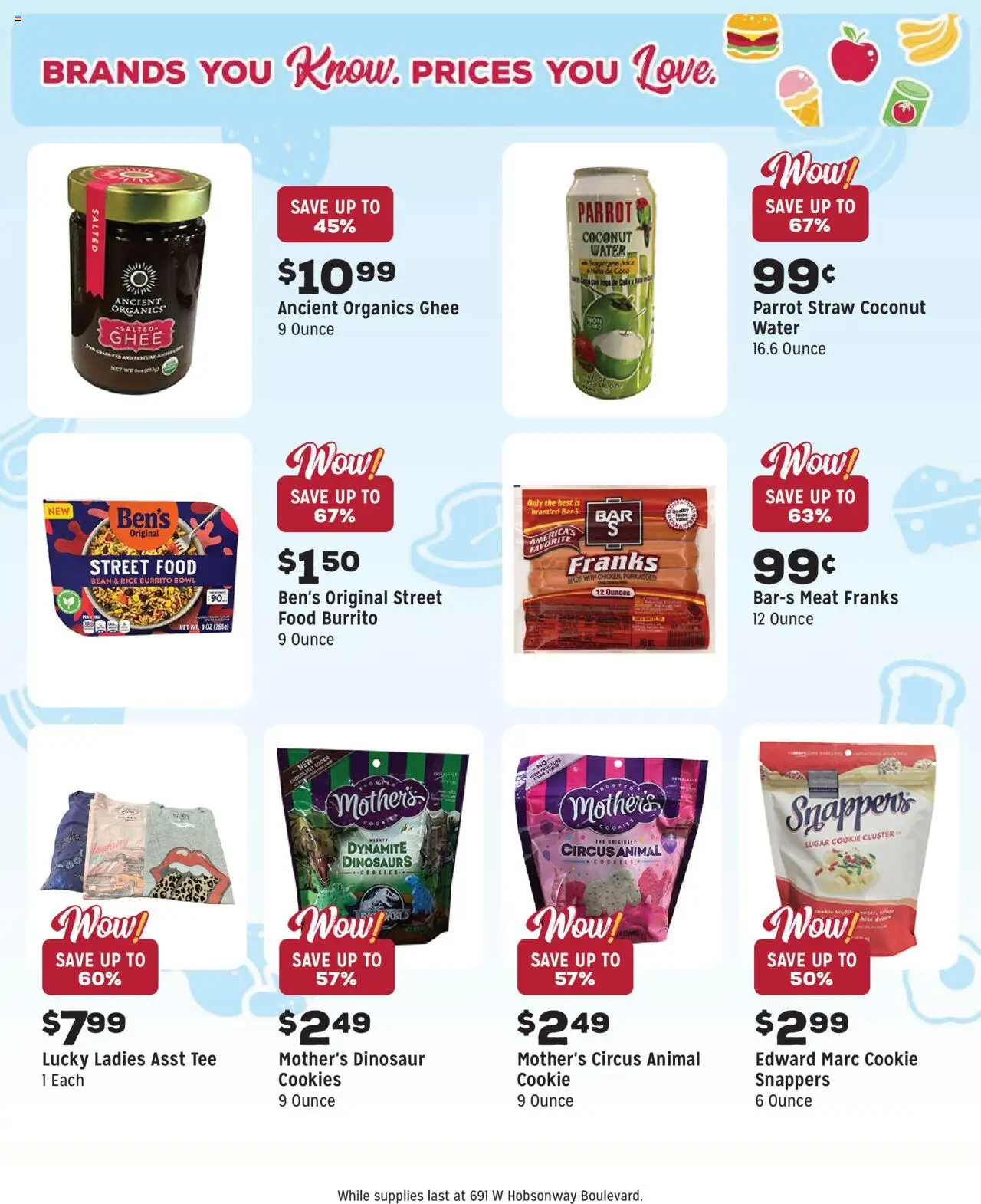 Grocery Outlet Weekly Ad - valid from 17.09.2025 | Page: 5 | Products: Juice, Pork, Rice, Water