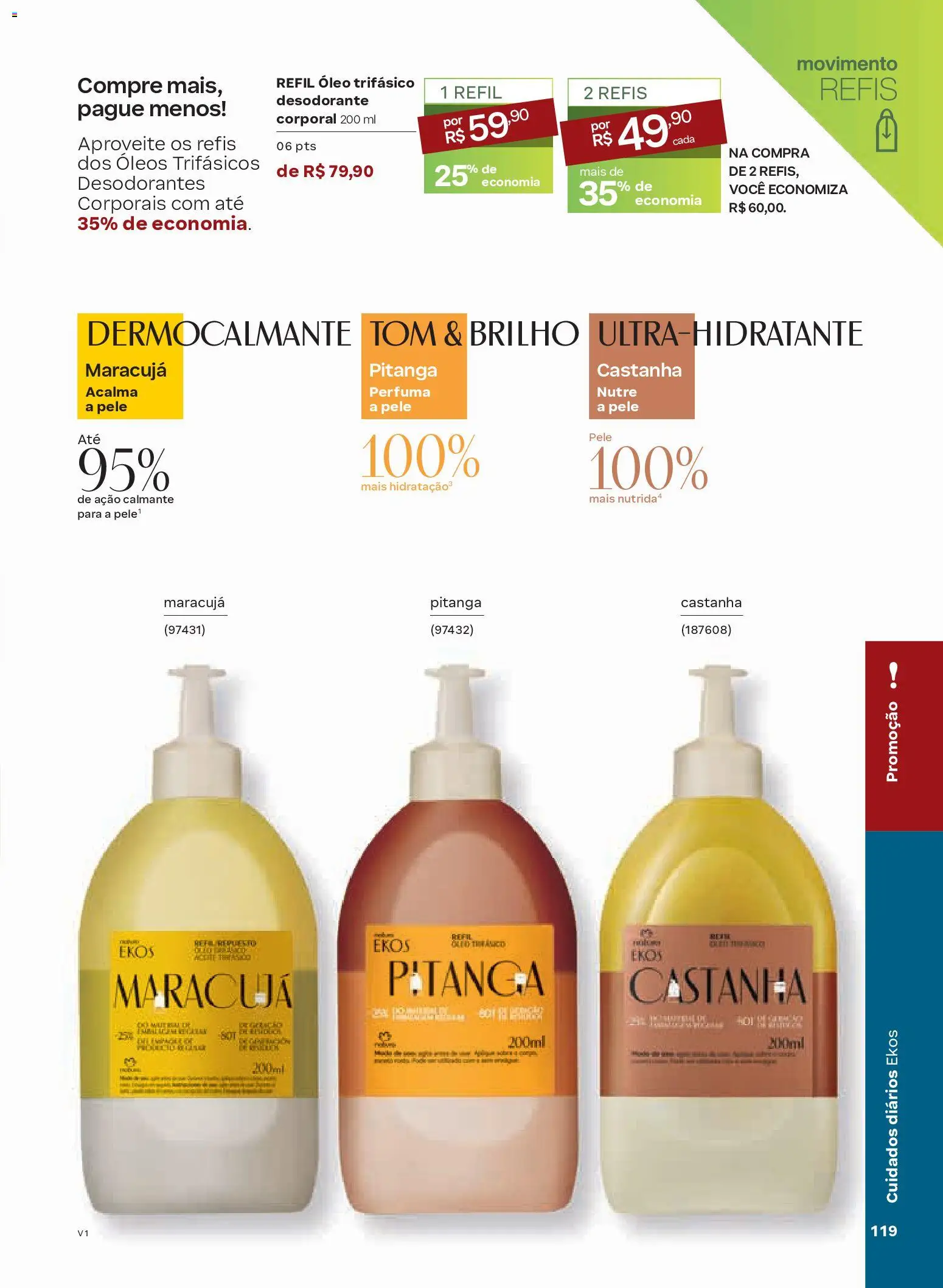 Natura Folheto - válido de 26.12.2025 | Página: 119 | Produtos: Maracujá, Desodorante, Óleo