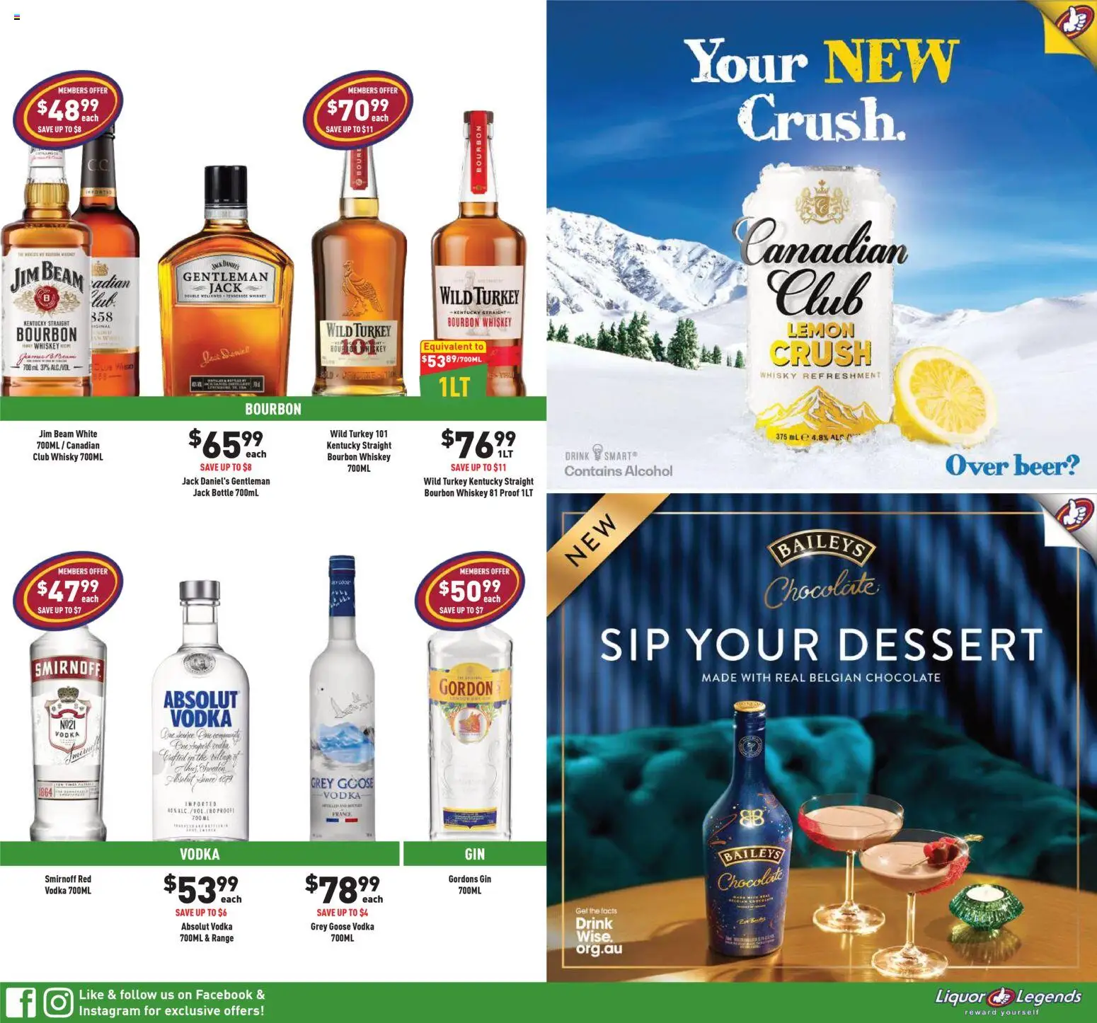 Liquor Legends catalogue - valid from 28.01.2026 | Page: 5 | Products: Bourbon, Gin, Vodka, Whiskey