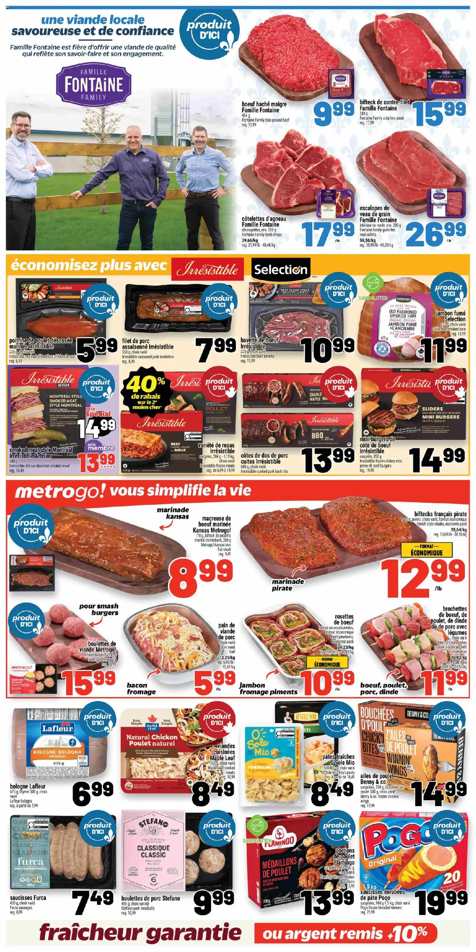 Metro flyer valid from 19.02.2026 | Page: 9 | Products: Beef, Chicken wings, Chicken, Pork