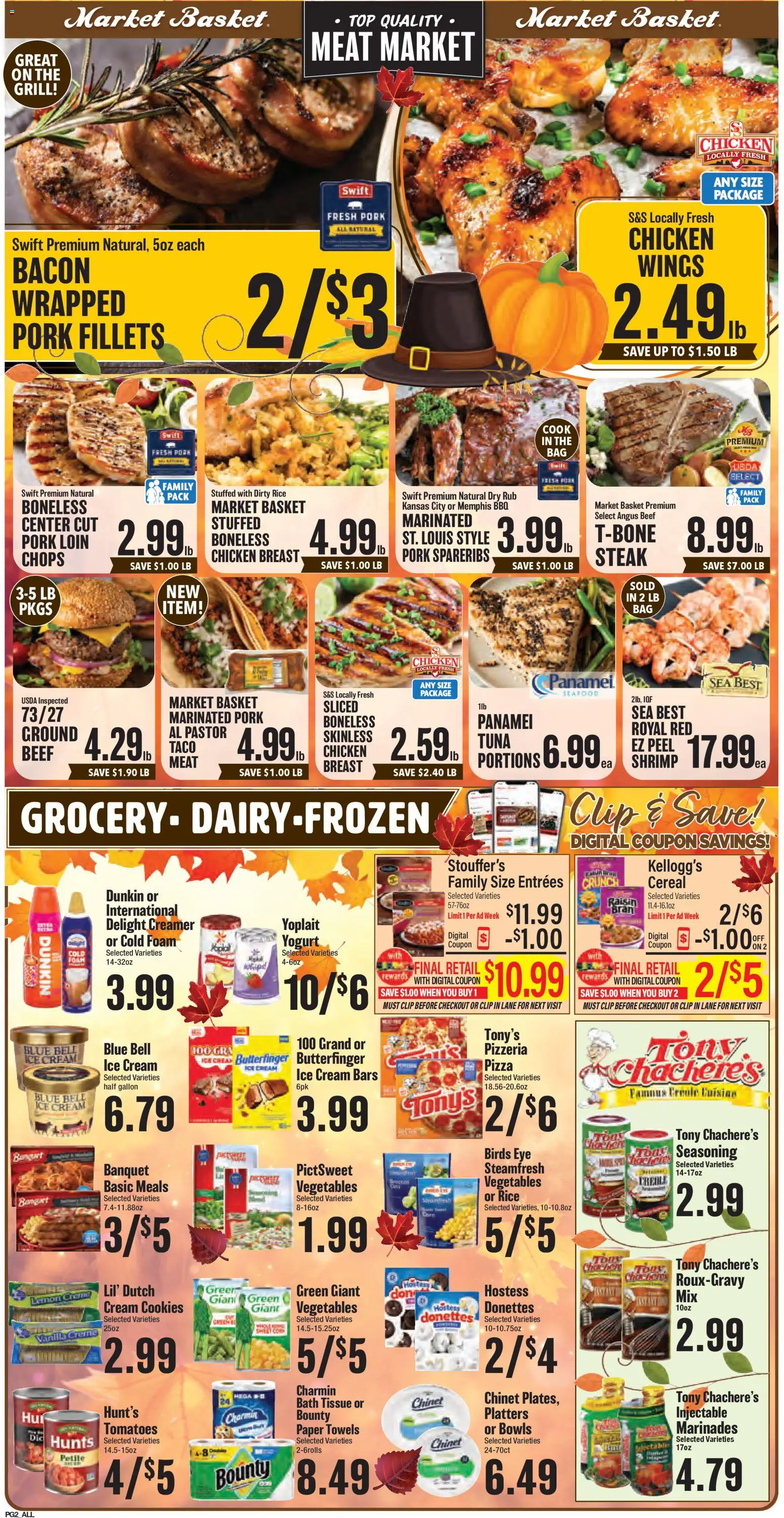 Market Basket Lake Charles - valid from 05.11.2025 | Page: 2 | Products: Yogurt, Tomatoes, Beef, Grill