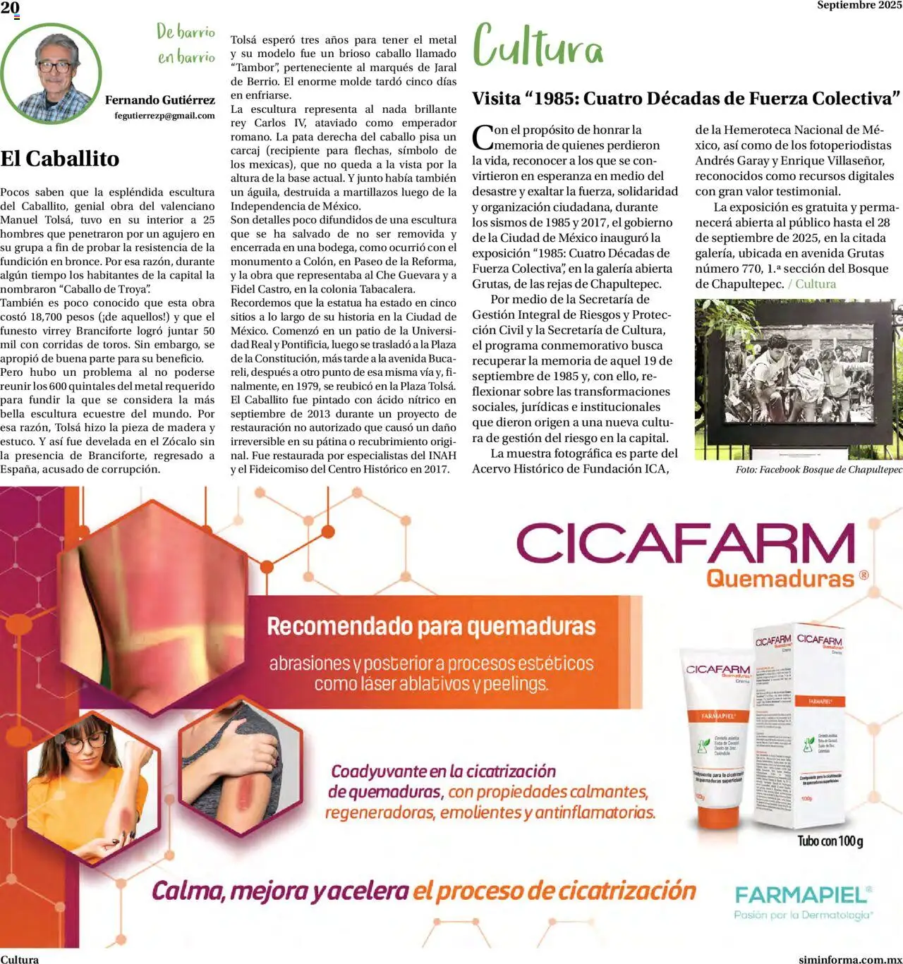 Nuevas ofertas de Farmacias Similares válidas en toda la República Mexicana desde el 22.09.2025. ¡Encuentra las mejores ofertas en Farmacias Similares - Catálogo Siminforma! | Página: 20 | Productos: Rejas, Zócalo, Molde, Sobre