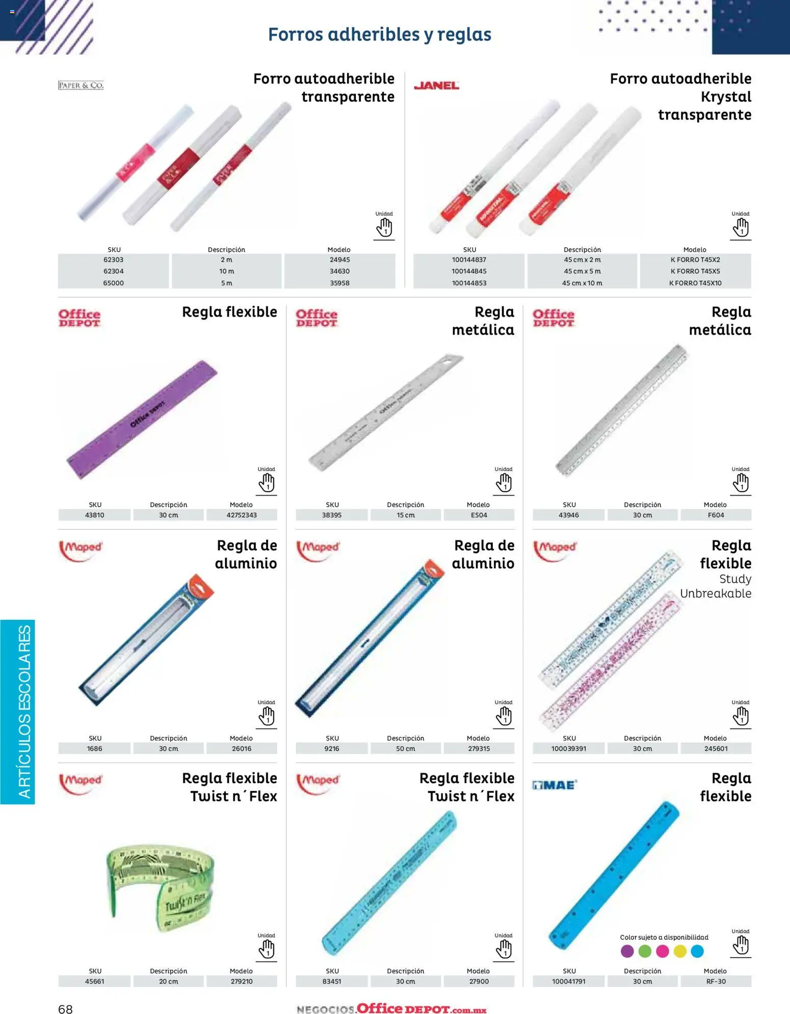 Nuevas ofertas de Office Depot válidas en toda la República Mexicana desde el 12.01.2026. ¡Encuentra las mejores ofertas en Office Depot catálogo 2026! | Página: 70 | Productos: Flexible