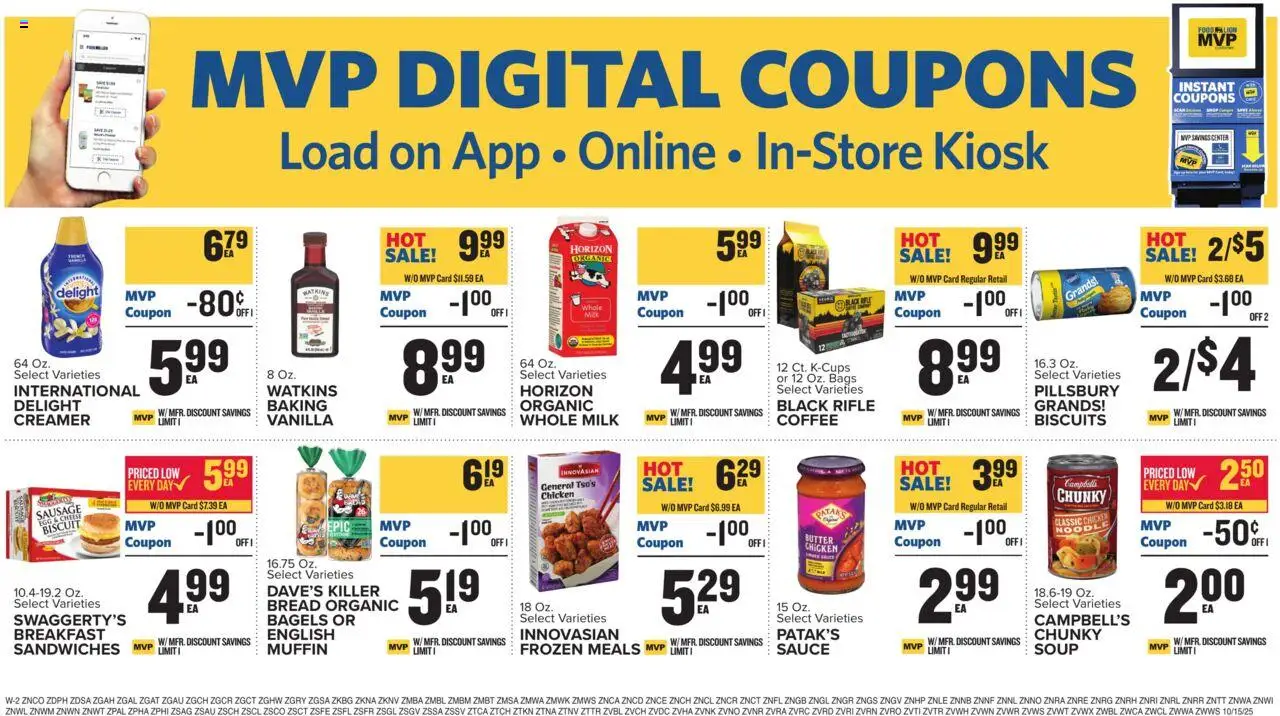 Food Lion Weekly Ad - valid from 15.10.2025 | Page: 17 | Products: Milk, Bread, Coffee, Sauce