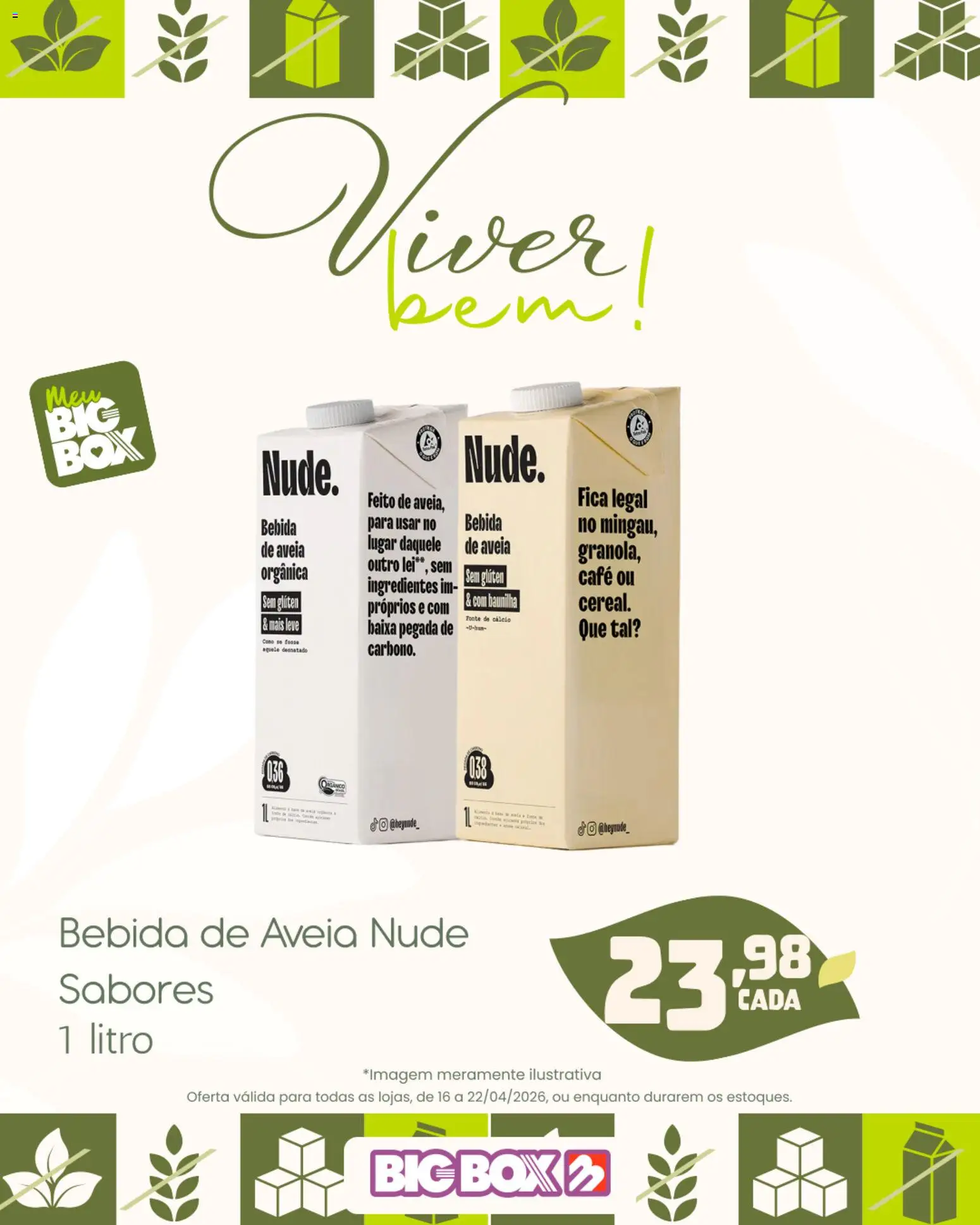 Big Box Folheto - válido de 16.04.2026 | Página: 6 | Produtos: Café, Cálcio, Bebida, Aveia