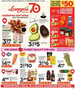 Preview of Longo's weekly flyer / circulaire from shop Longo's valid from 05.02.2026