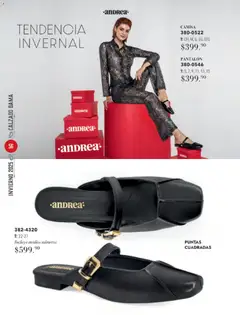 Vista previa de Andrea catálogo Invierno, nuevo folleto de la tienda, válido en México a partir del 26.11.2025 | Página: 56 | Productos: Camisa