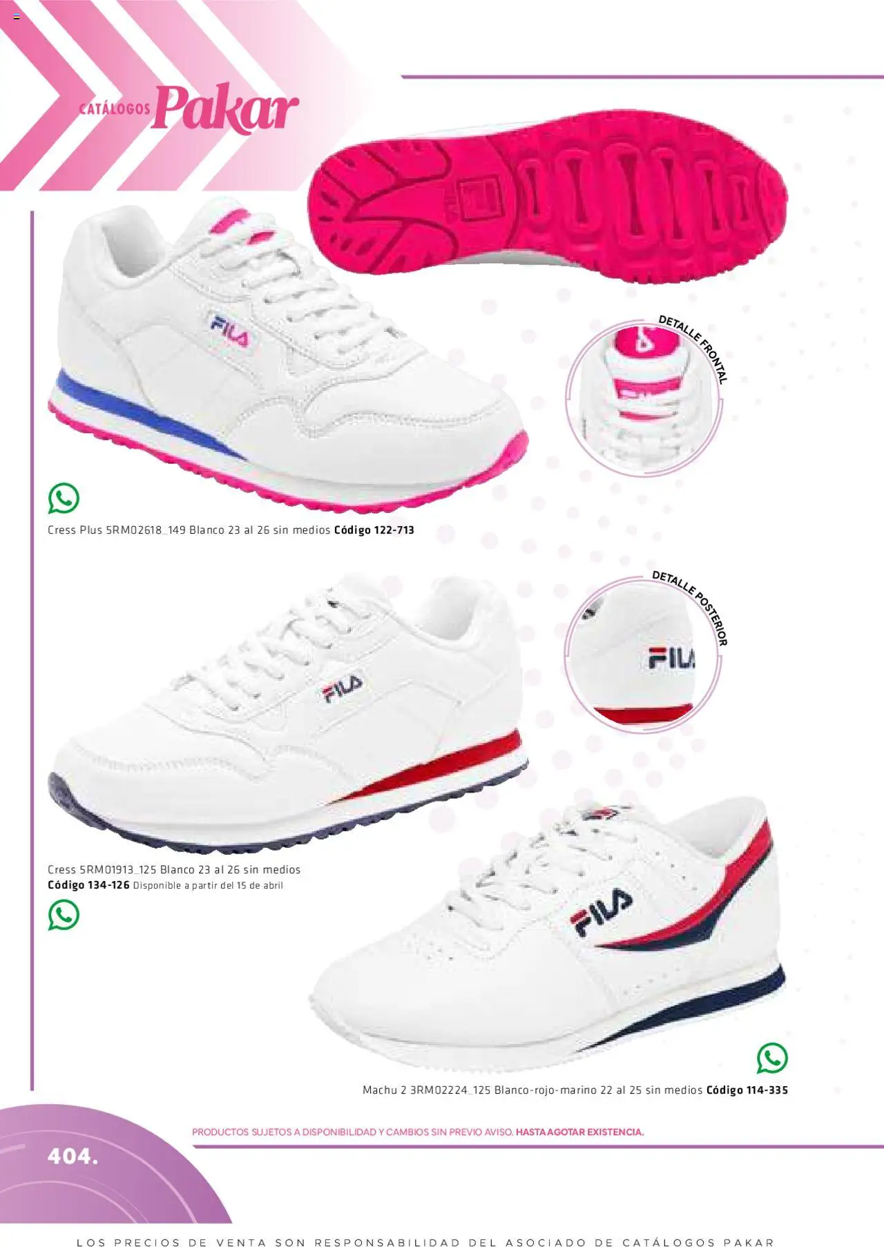 Nuevas ofertas de SC Pakar válidas en toda la República Mexicana desde el 06.03.2025. ¡Encuentra las mejores ofertas en SC Pakar catálogo Women! | Página: 404