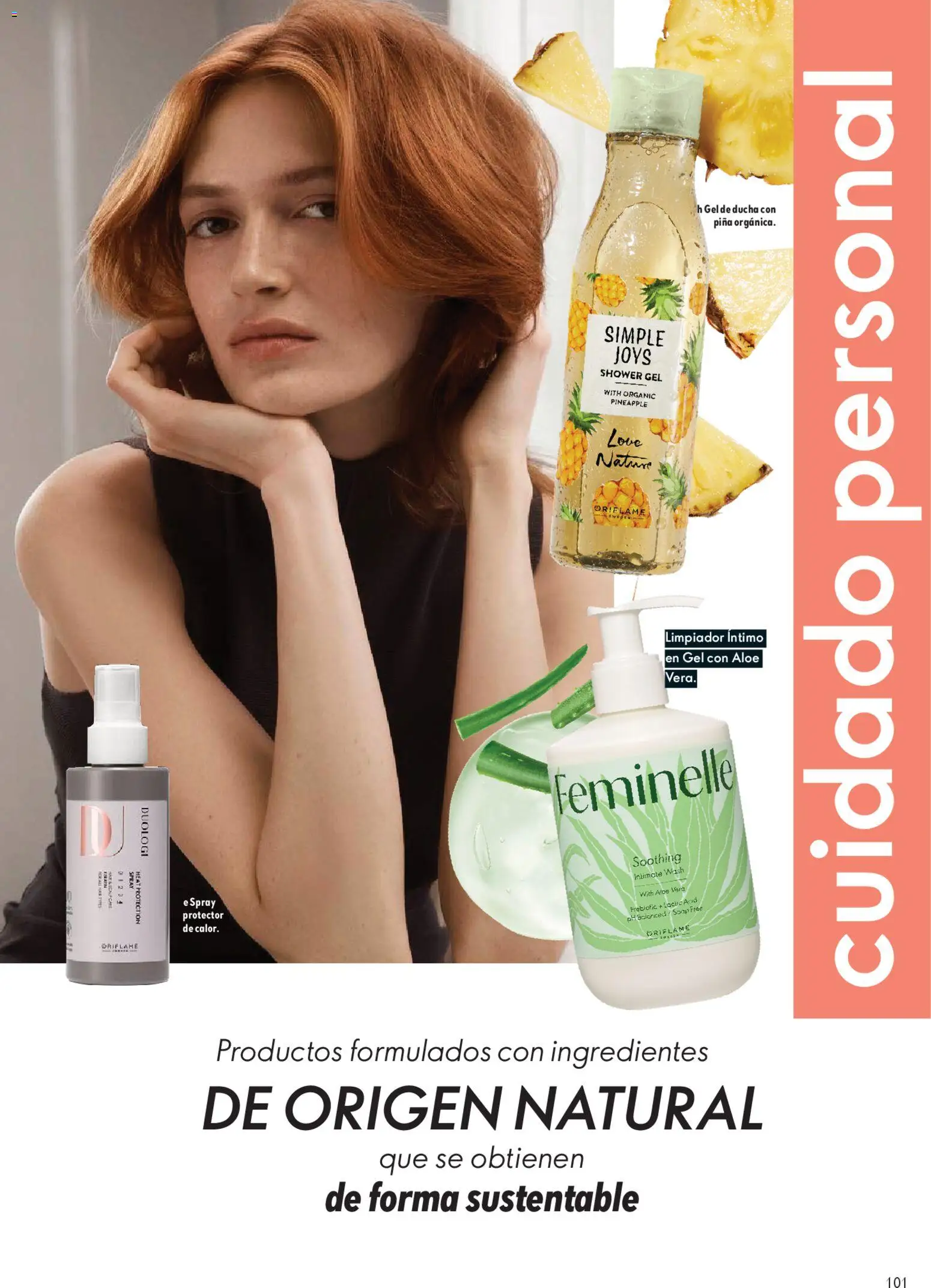 Catálogo Oriflame válido desde 28.03.2026 | Página: 101 | Productos: Gel de ducha, Ducha, Piña
