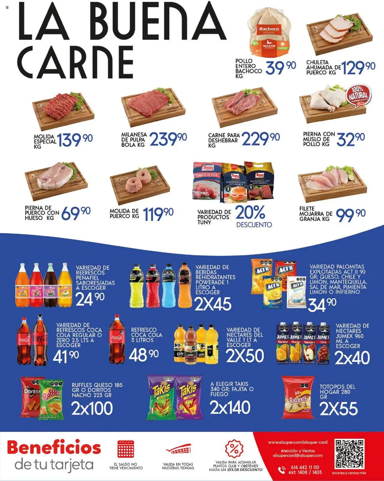 Nuevas ofertas de Alsuper válidas en toda la República Mexicana desde el 16.09.2025. ¡Encuentra las mejores ofertas en Alsuper - Folleto! | Página: 7 | Productos: Milanesa, Refresco, Sal, Queso