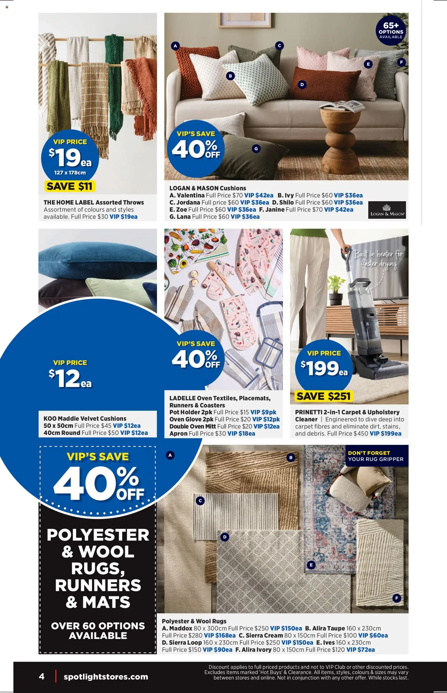 Spotlight catalogue - valid from 25.02.2026 | Page: 4 | Products: Heater, Cleaner, Cream, Oven