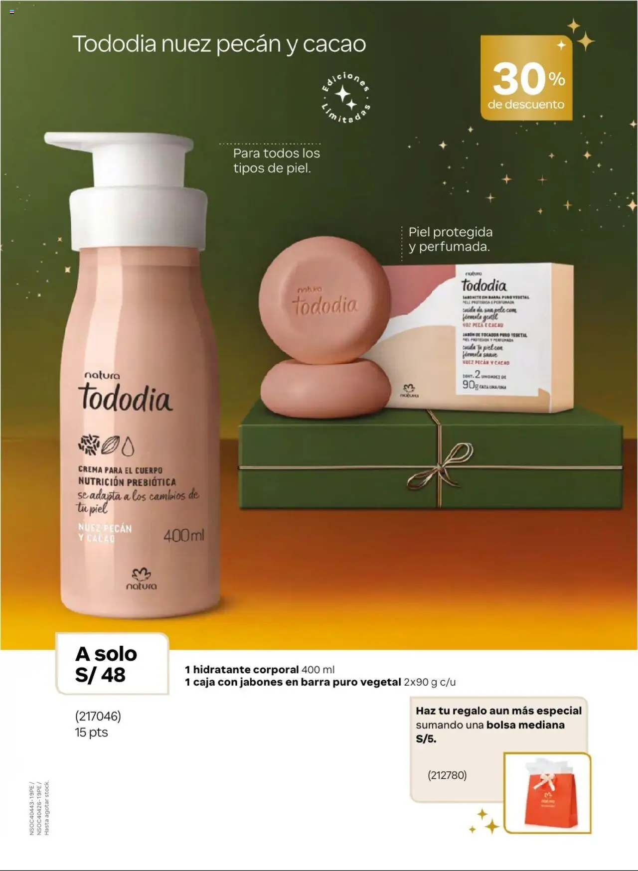 Catálogo Natura válido desde 03.10.2025 | Página: 30 | Productos: Crema para el cuerpo, Caja, Crema, Bolsa