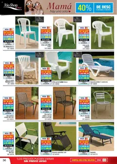 Vista previa Río Shop Deco catálogo válido desde el 01.10.2025 | Página: 36 | Productos: Reposera, Sillón, Silla