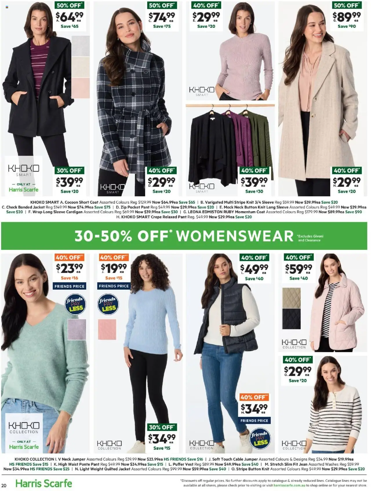 Harris Scarfe catalogue - valid from 28.06.2025 | Page: 20 | Products: Jacket, Coat, Cardigan, Cable