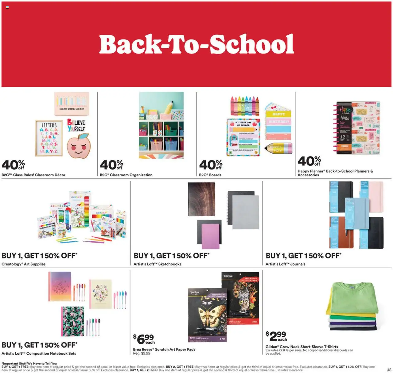 Michaels Weekly Ad - valid from 03.08.2025 | Page: 3 | Products: Pads, Notebook