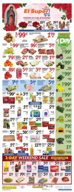 Preview of El Super weekly ads valid from 10.12.2025