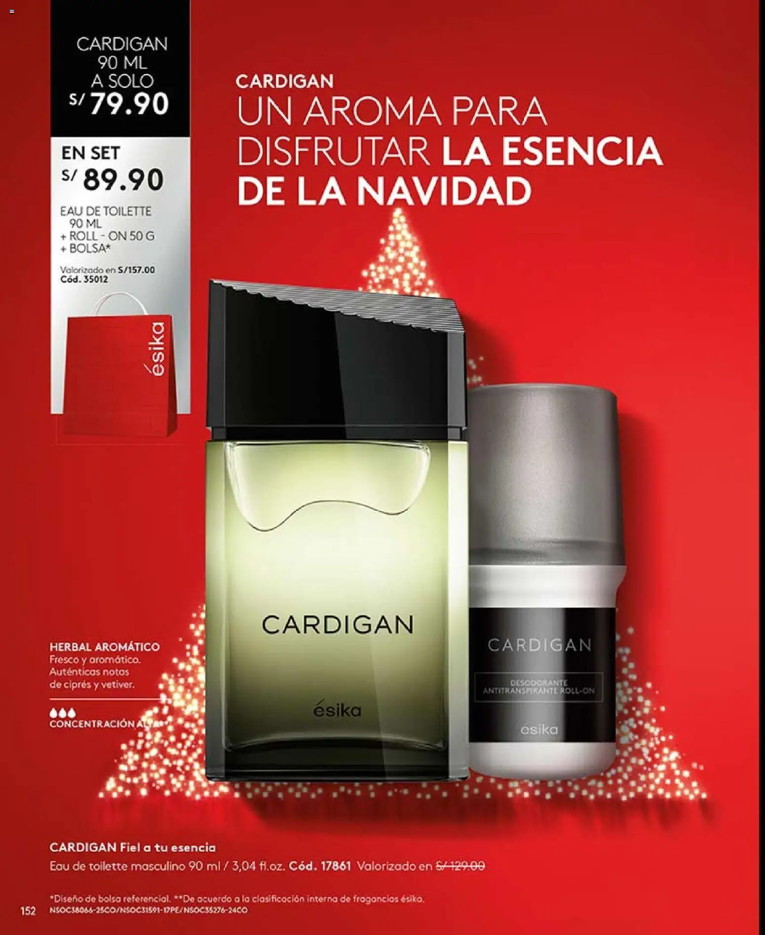 Catálogo Ésika válido desde 14.11.2025 | Página: 164 | Productos: Desodorante, Antitranspirante, Bolsa, EAU de Toilette