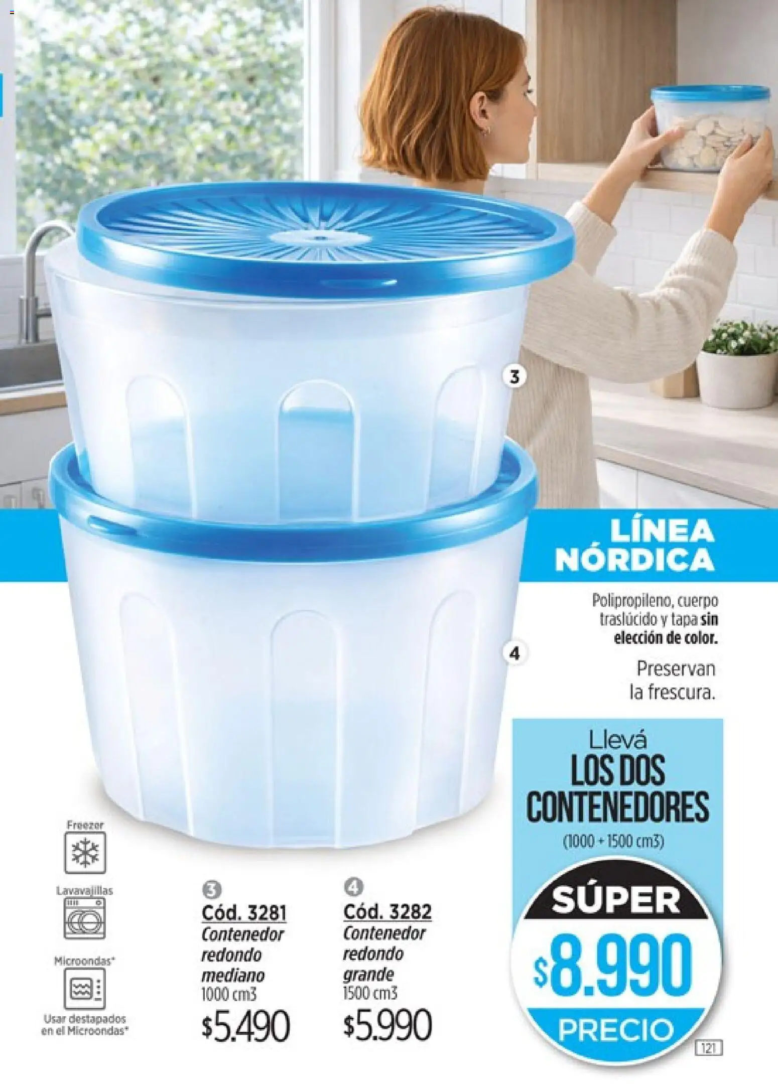 Amodil - Campaña 8 │ válido desde el 08.04.2026 | Página: 121 | Productos: Lavavajillas, Freezer