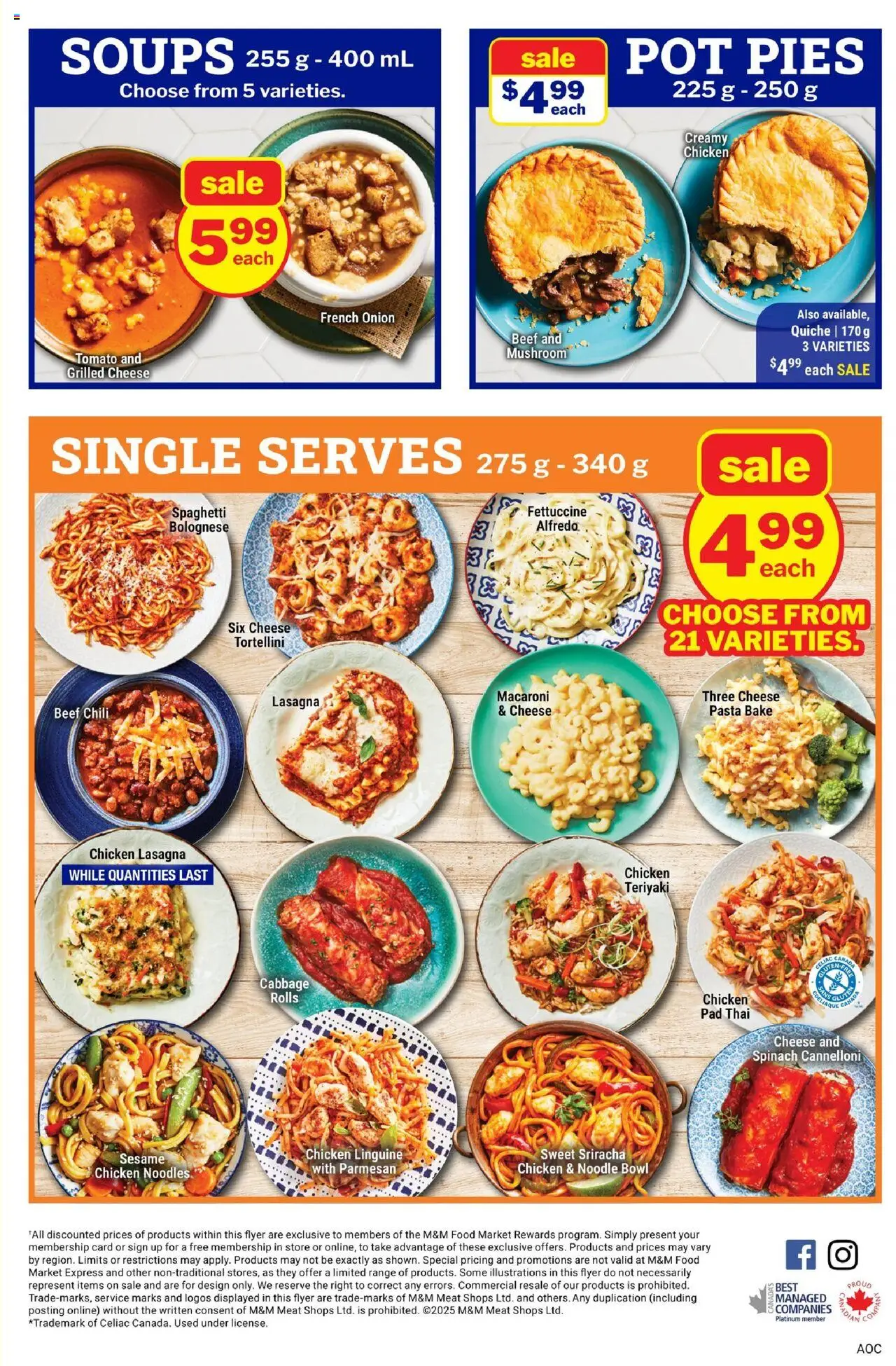 M&M Food Market flyer valid from 14.08.2025 | Page: 9 | Products: Beef, Pasta, Cheese, Chicken
