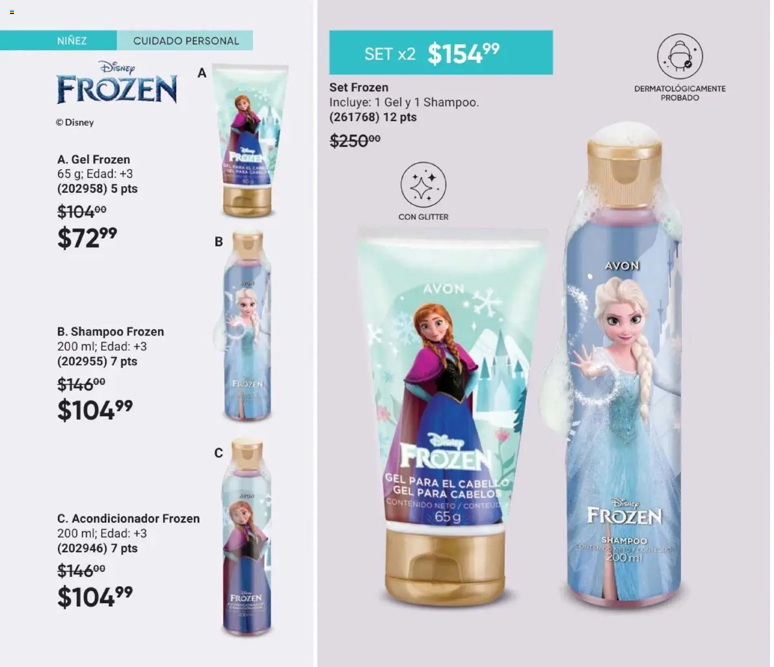 Nuevas ofertas de AVON válidas en toda la República Mexicana desde el 08.05.2026. ¡Encuentra las mejores ofertas en AVON Casa & Estilo 8 2026! | Página: 158 | Productos: Glitter, Acondicionador