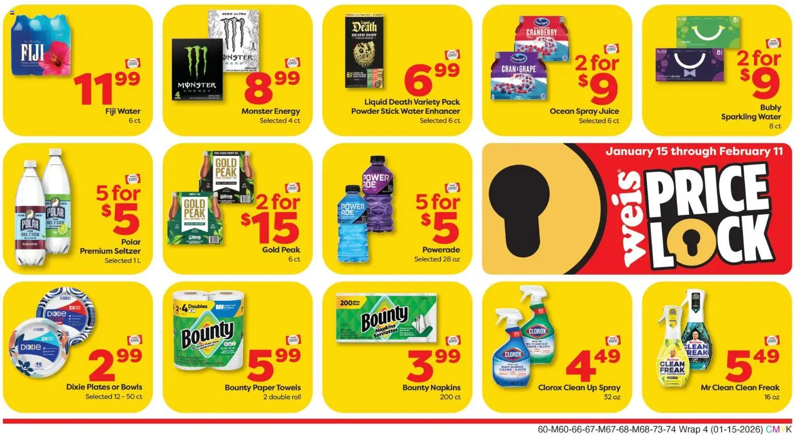 Weis Weekly Circular - PA - valid from 15.01.2026 | Page: 3 | Products: Powder, Juice, Water