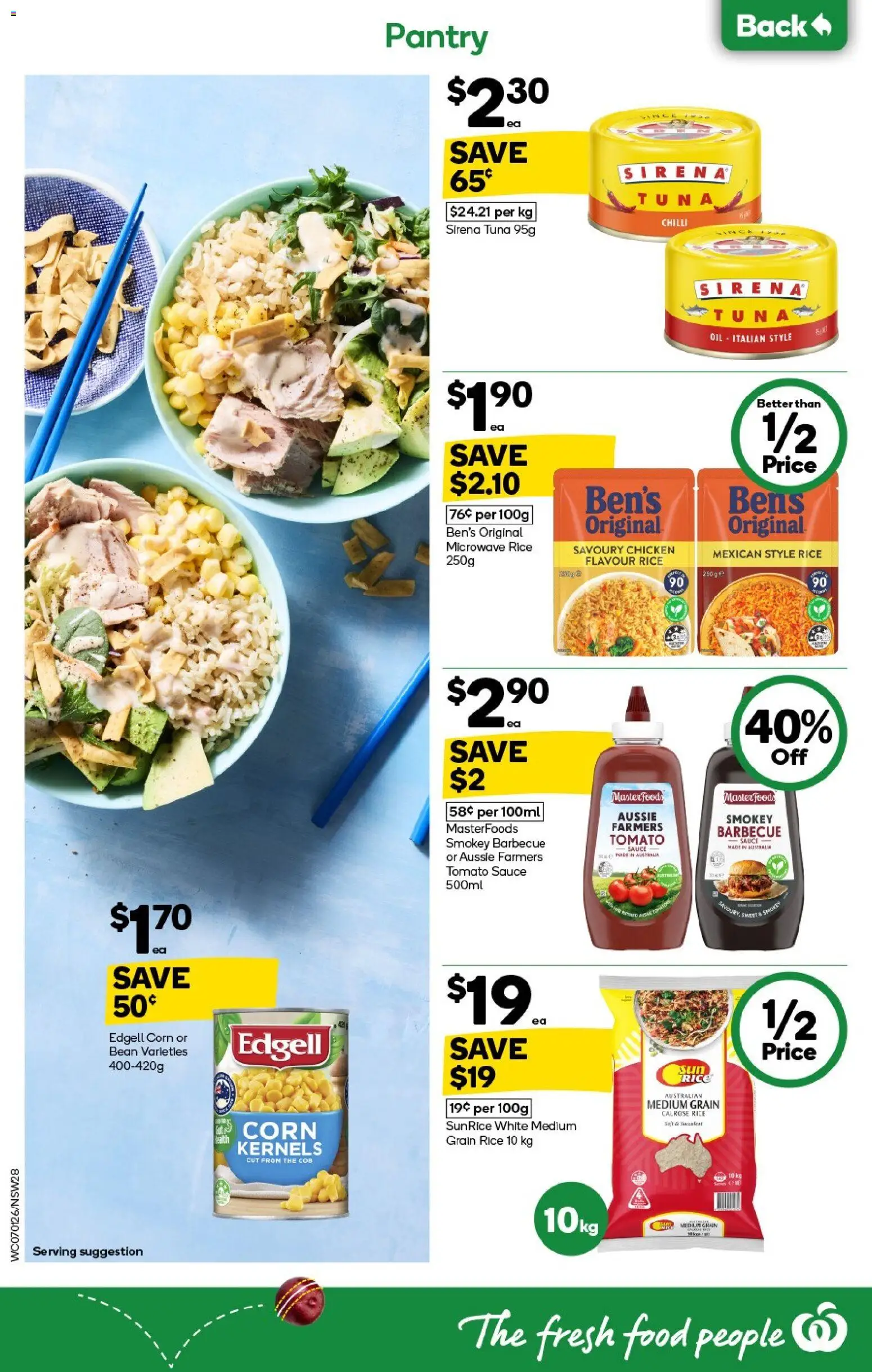 Woolworths catalogue - valid from 07.01.2026 | Page: 28 | Products: Oil, Chicken, Tuna, Chilli