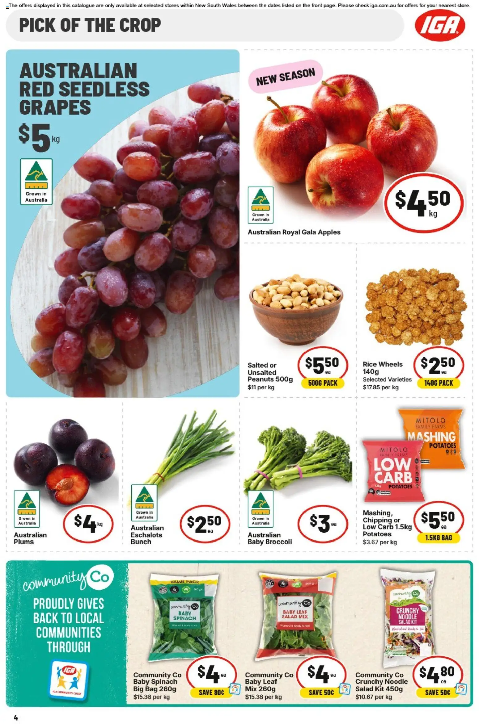 IGA catalogue - valid from 18.02.2026 | Page: 10 | Products: Chocolate, Salad