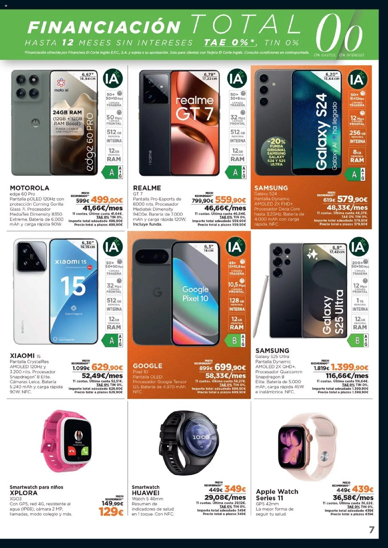 Nuevas ofertas de El Corte Inglés válidas en toda la República Mexicana desde el 17.11.2025. ¡Encuentra las mejores ofertas en El Corte Inglés Black Friday! | Página: 7 | Productos: Usb, Agua, Cable USB, Cable