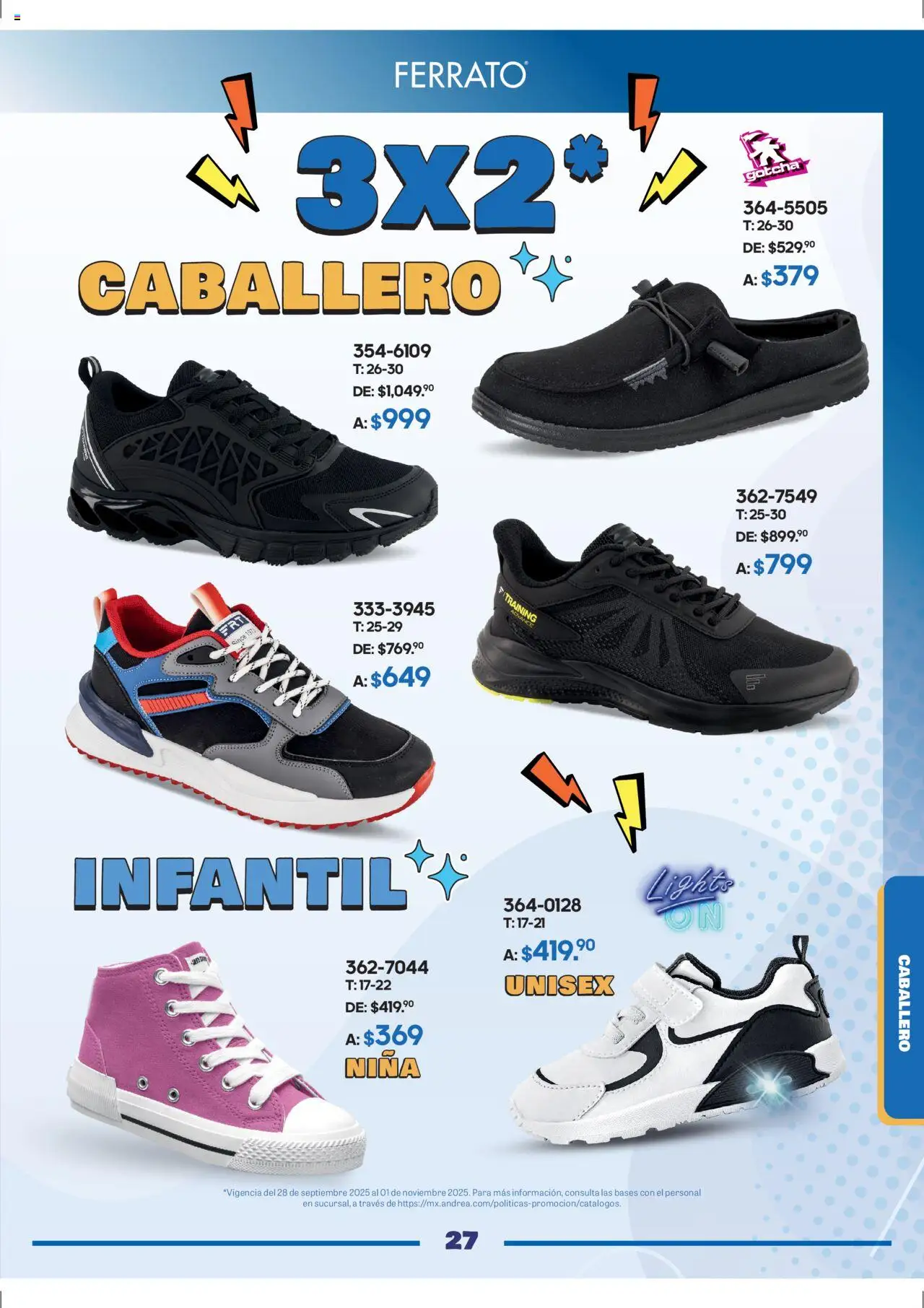 Nuevas ofertas de Andrea válidas en toda la República Mexicana desde el 28.09.2025. ¡Encuentra las mejores ofertas en Andrea - Catálogo Andrea Fest! | Página: 27