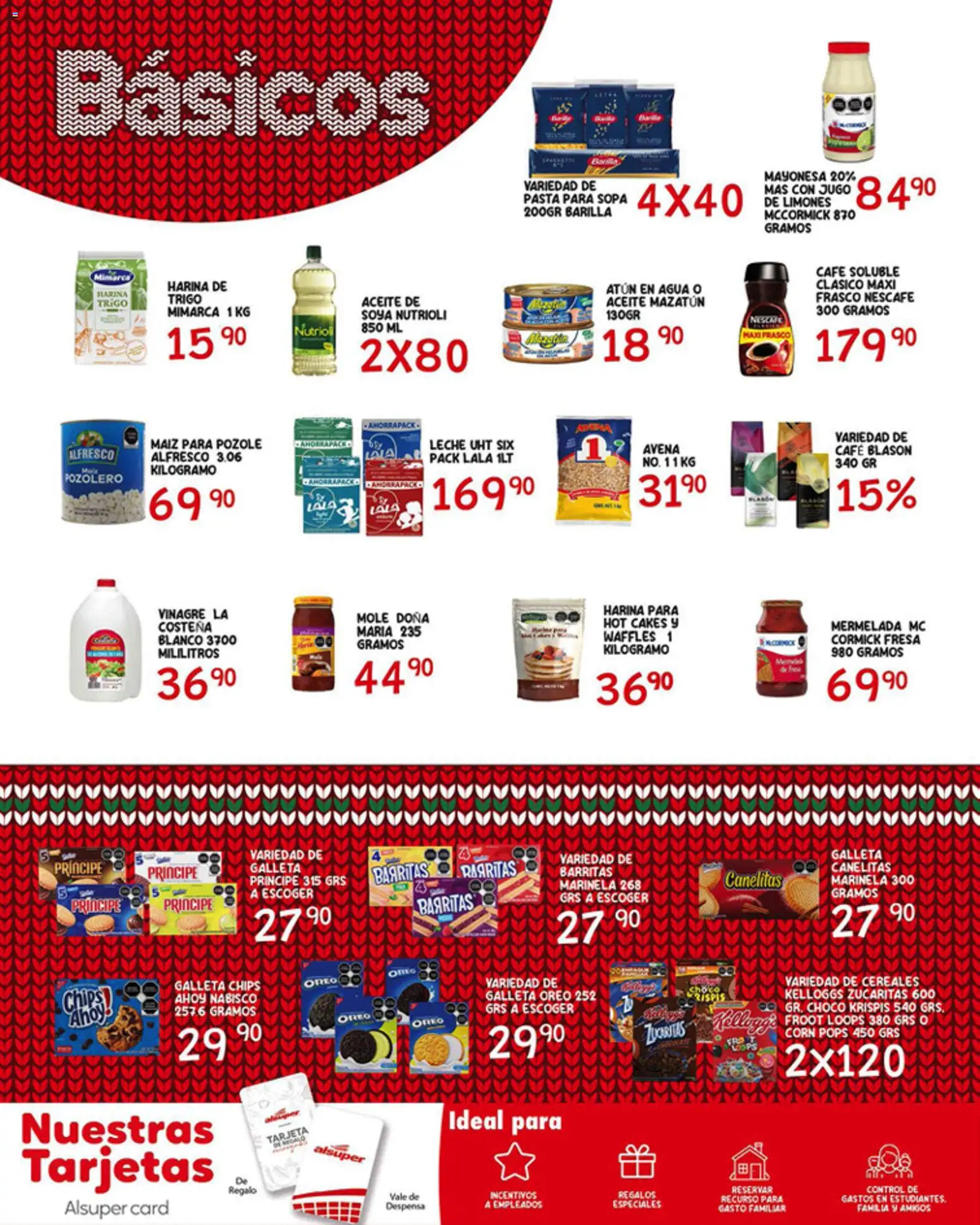 Nuevas ofertas de Alsuper válidas en toda la República Mexicana desde el 28.11.2025. ¡Encuentra las mejores ofertas en Alsuper folleto Durango! | Página: 6 | Productos: Harina, Leche, Café, Chocolate