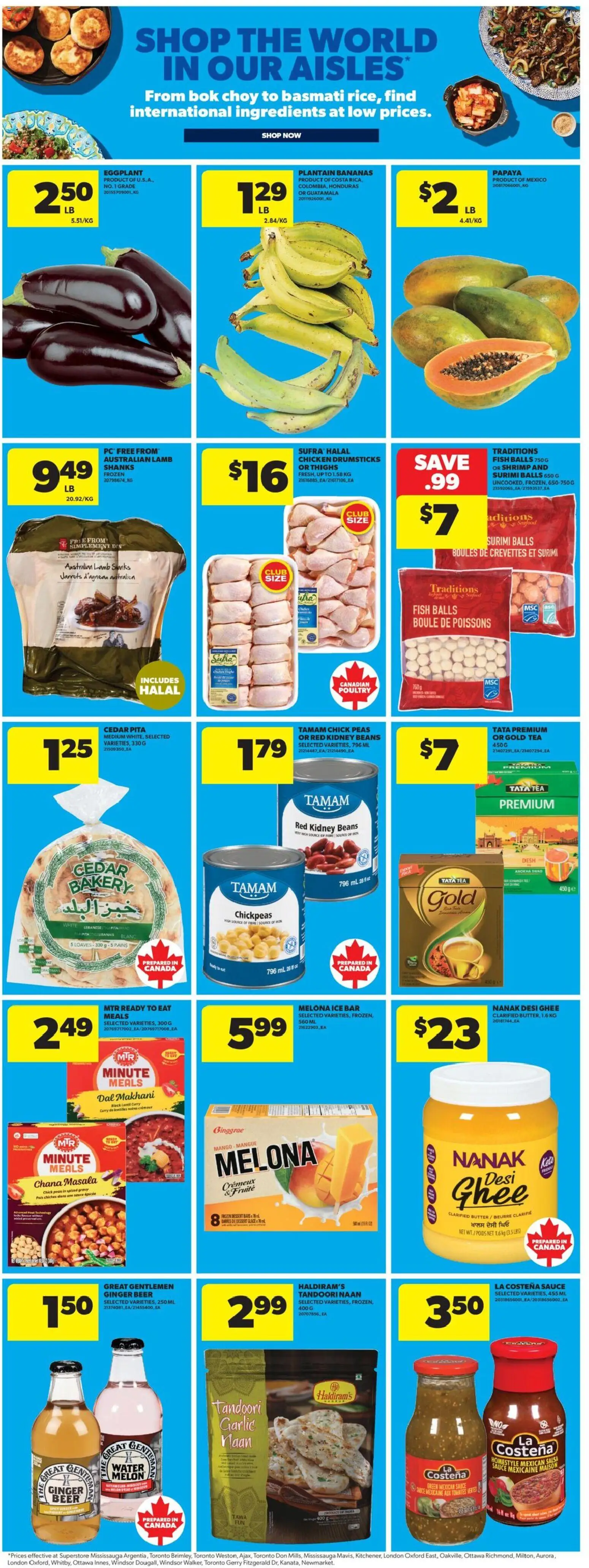 Real Canadian Superstore flyer valid from 18.12.2025 | Page: 19 | Products: Fish, Tea, Butter, Bananas