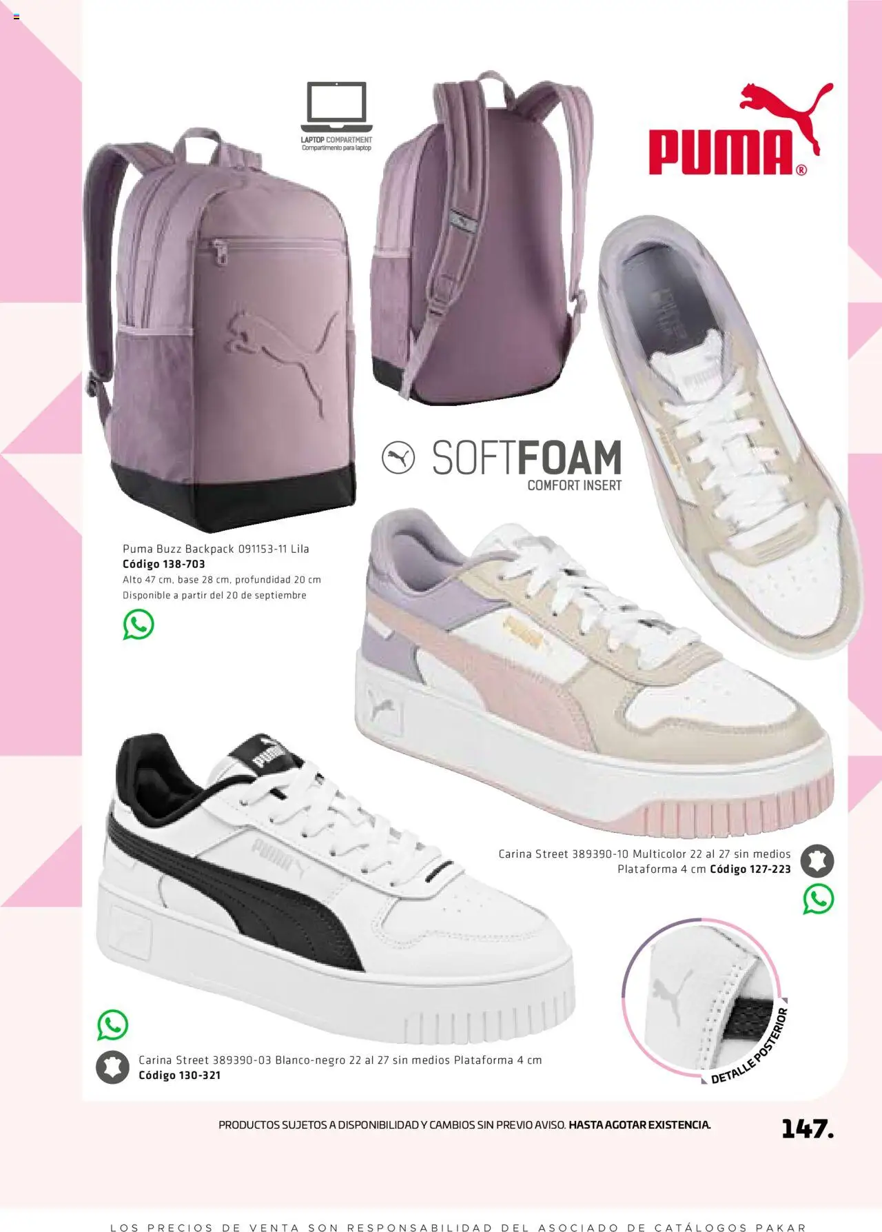 Nuevas ofertas de SC Pakar válidas en toda la República Mexicana desde el 29.08.2025. ¡Encuentra las mejores ofertas en SC Pakar - Catálogo Otoño Women! | Página: 147