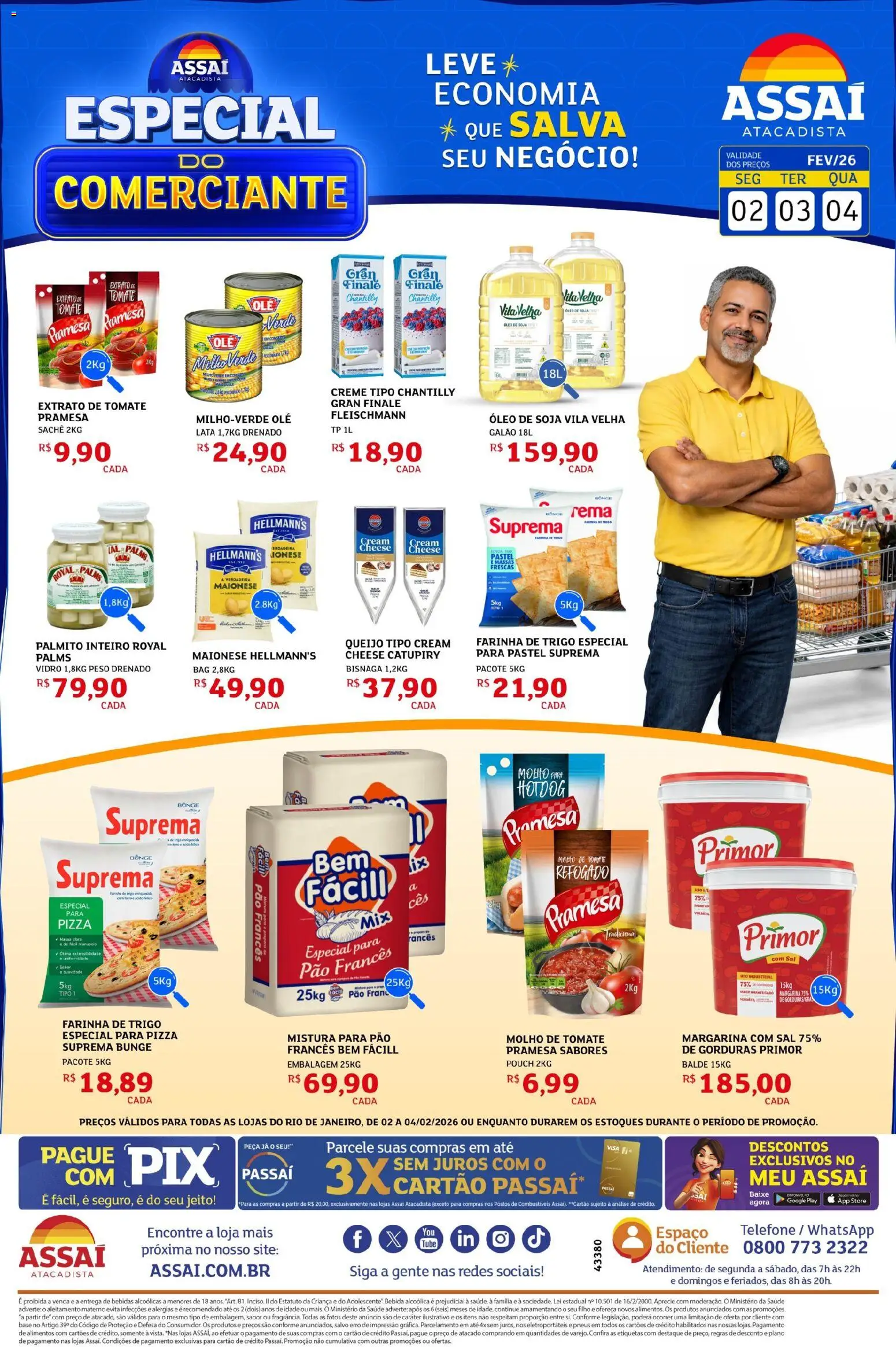 Assaí Atacadista Folheto - válido de 02.02.2026 | Página: 1