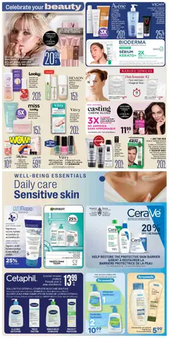 Preview of Jean Coutu weekly flyer from shop Jean Coutu valid from 12.03.2026 | Page: 8 | Products: Mascara, Face wash, Body wash, Deodorant