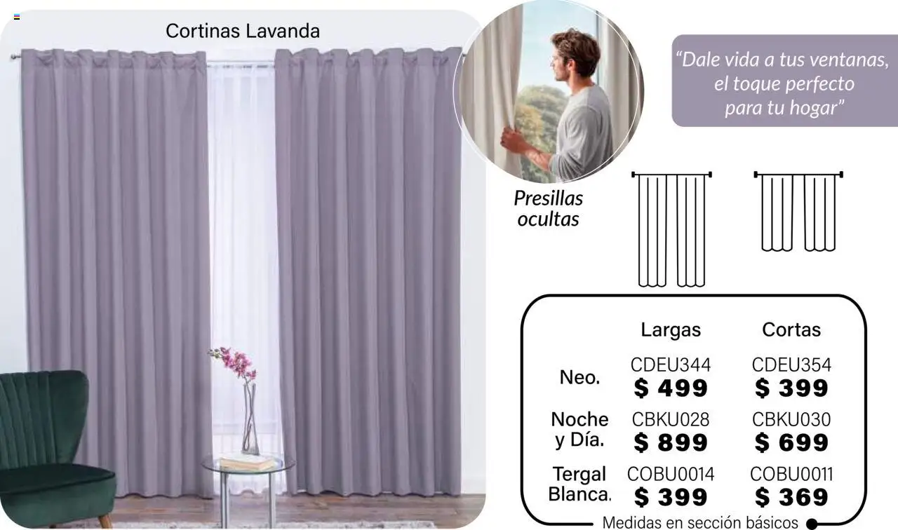 Nuevas ofertas de Colchas Concord válidas en toda la República Mexicana desde el 01.08.2025. ¡Encuentra las mejores ofertas en Colchas Concord - Catálogo! | Página: 915 | Productos: Cortinas
