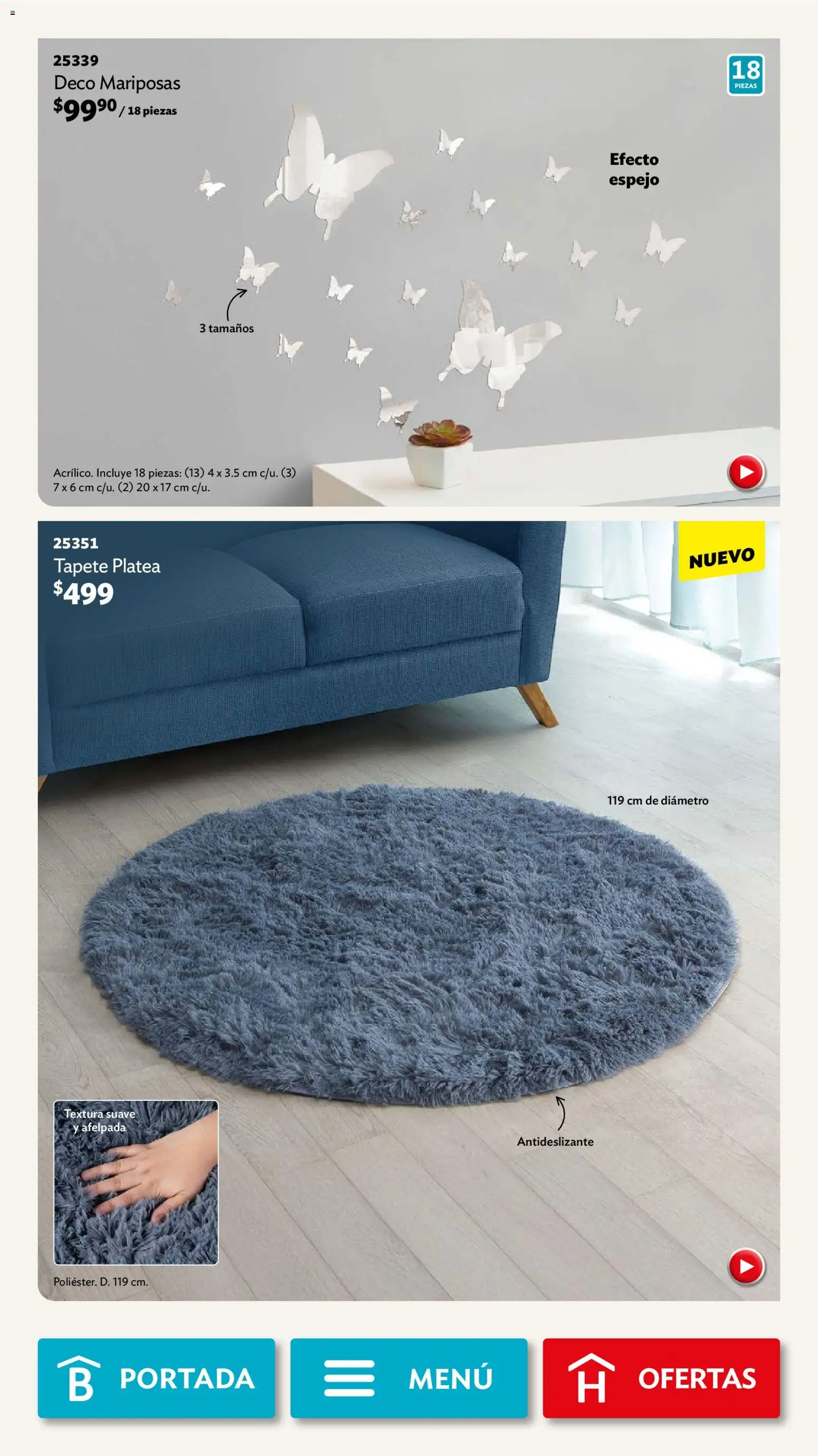 Nuevas ofertas de Betterware válidas en toda la República Mexicana desde el 03.11.2025. ¡Encuentra las mejores ofertas en Betterware campaña 11 2025! | Página: 23 | Productos: Espejo, Tapete