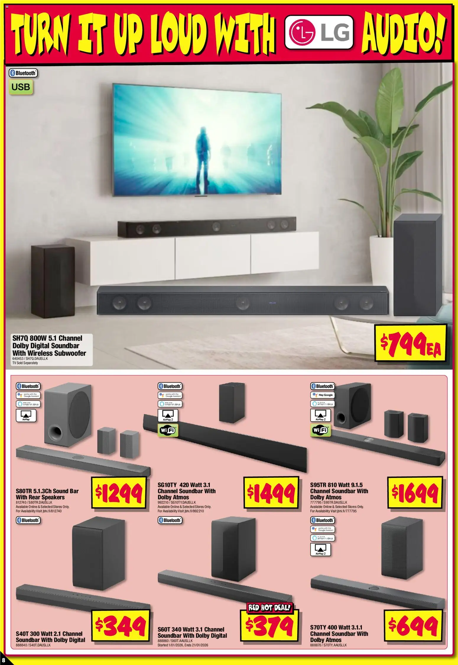 JB Hi-Fi catalogue - valid from 08.01.2026 | Page: 8 | Products: Digital, Tv, Audio