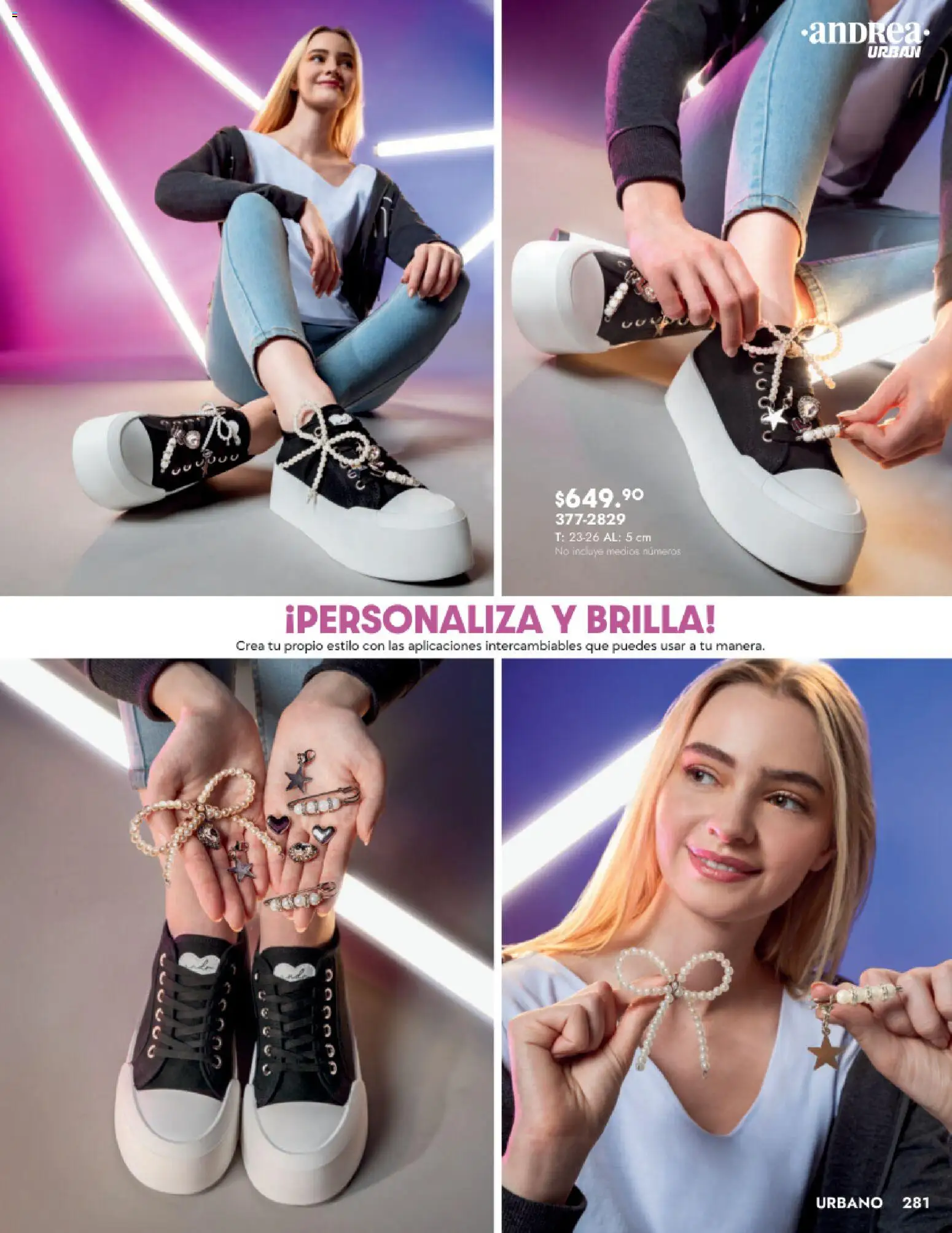 Nuevas ofertas de Andrea válidas en toda la República Mexicana desde el 24.08.2025. ¡Encuentra las mejores ofertas en Andrea - Catálogo Calzado Dama! | Página: 281