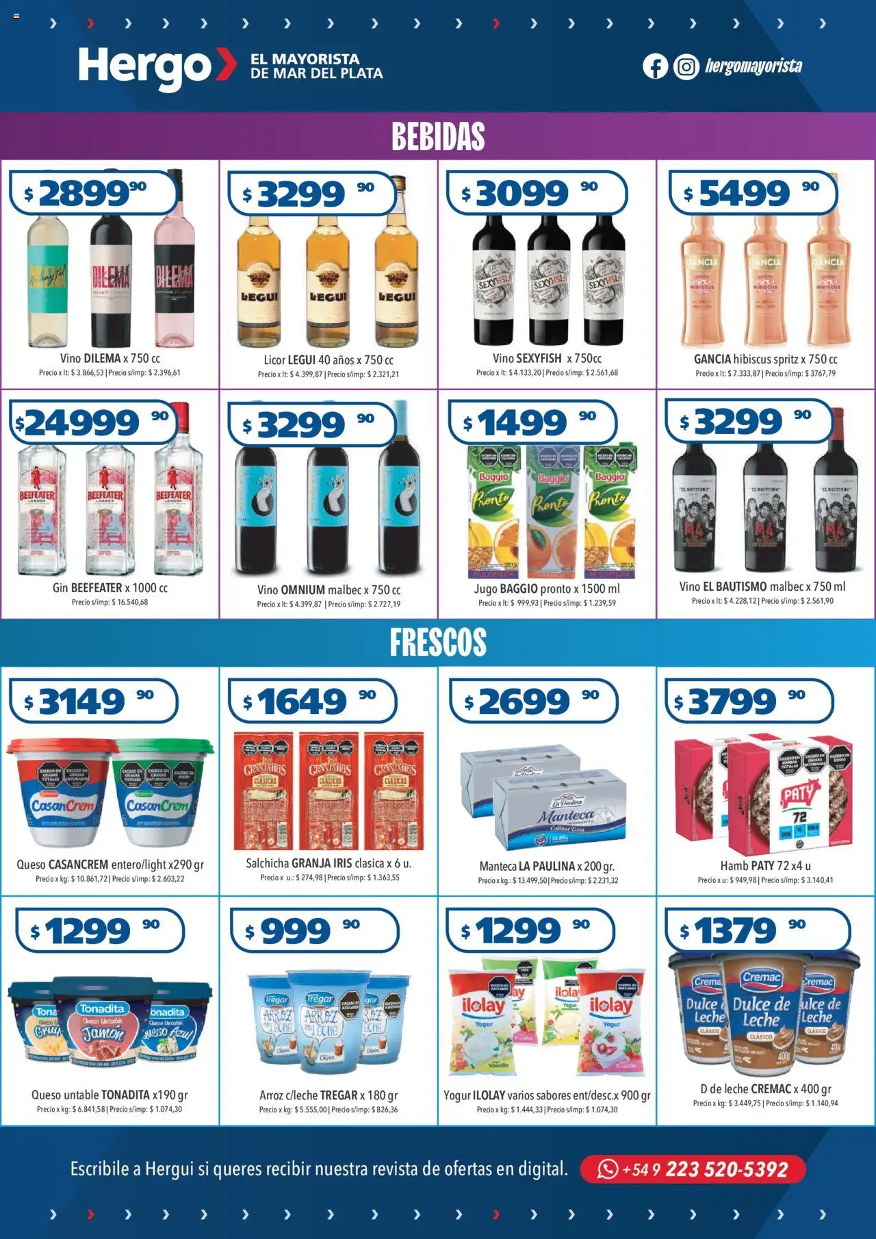 Hergo catálogo │ válido desde el 15.10.2025 | Página: 3 | Productos: Queso, Yogur, Jamón, Arroz