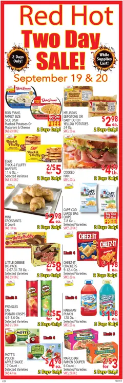 Ingles Weekly Ad - valid from 17.09.2025 | Page: 5 | Products: Potatoes, Sauce, Salt, Croissants