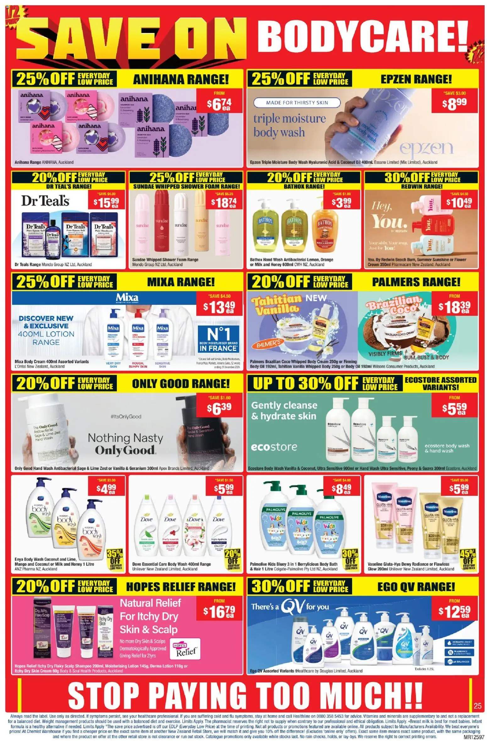 Chemist Warehouse catalogue from 25.12.2025 | Page: 25