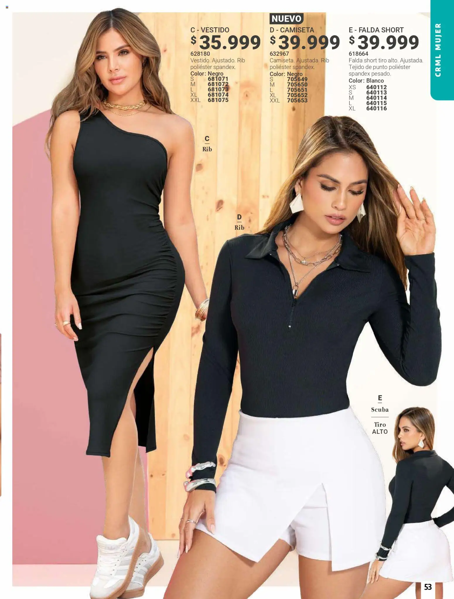 Carmel revista - valida desde el 01.05.2026 | Página: 53 | Productos: Falda, Short, Camiseta, Vestido