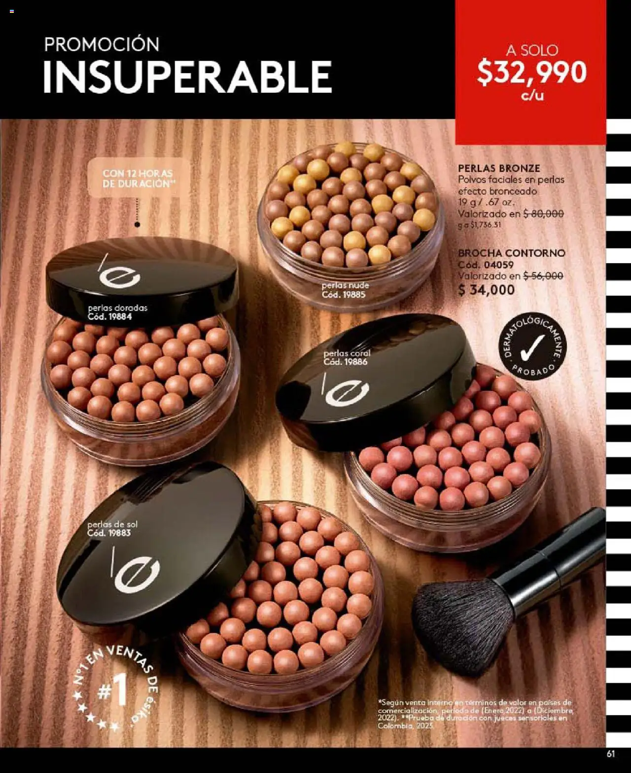 Ésika revista - valida desde el 24.09.2025 | Página: 61 | Productos: Brocha, Contorno