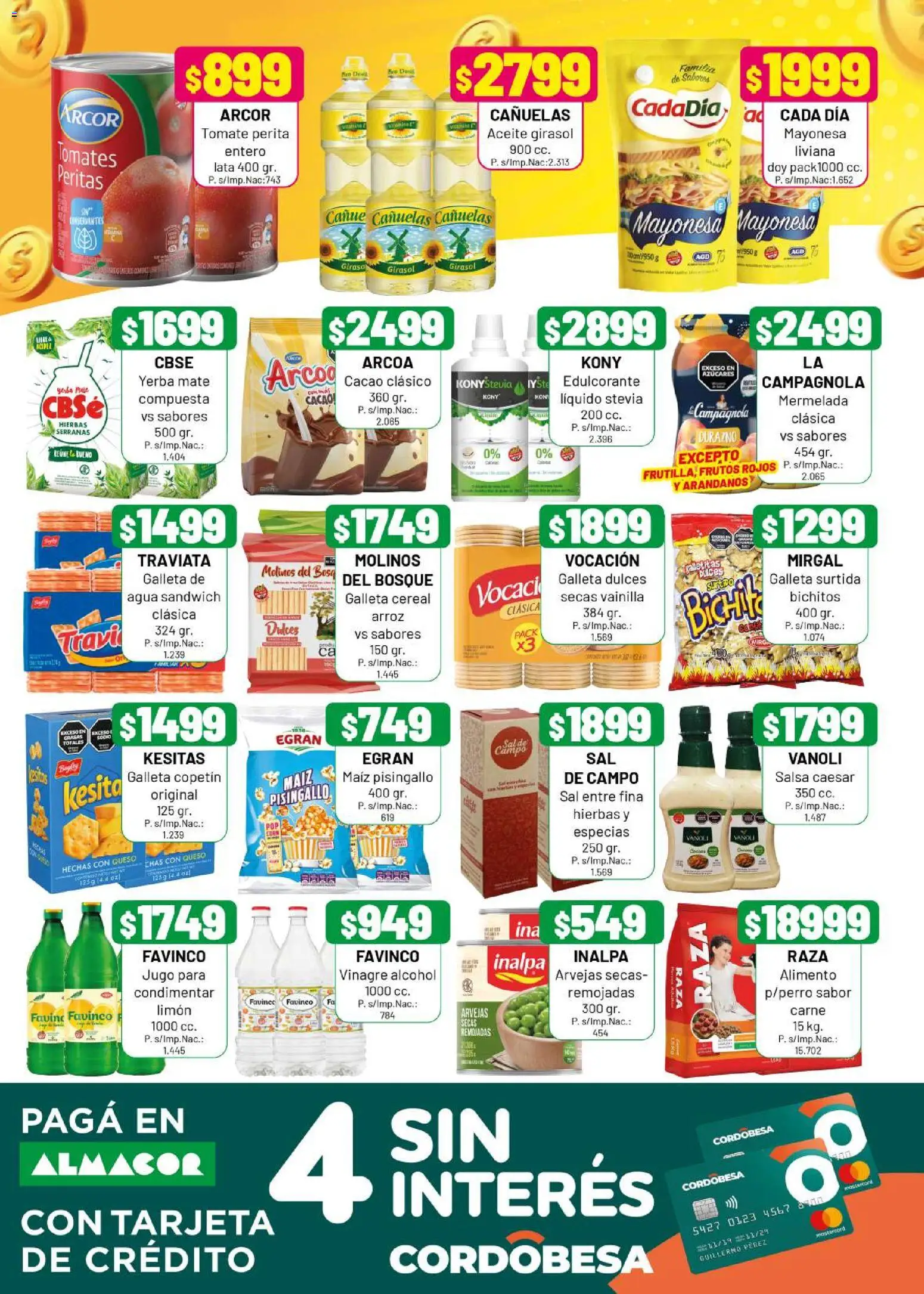 Almacor catálogo │ válido desde el 13.11.2025 | Página: 6 | Productos: Sal, Queso, Tomates, Cacao