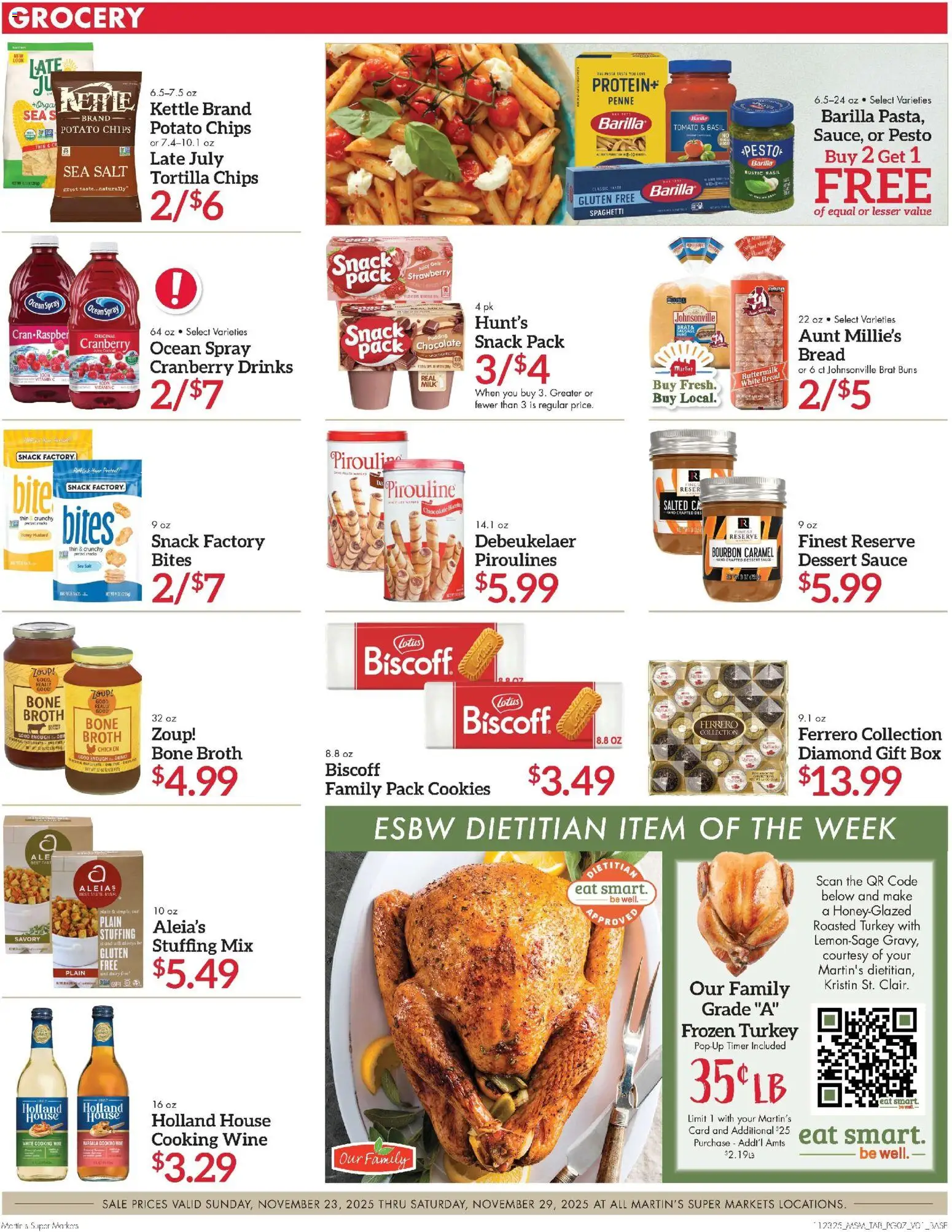 Martin’s Weekly Ad - valid from 23.11.2025 | Page: 11 | Products: Box, Chocolate, Cookies, Sauce