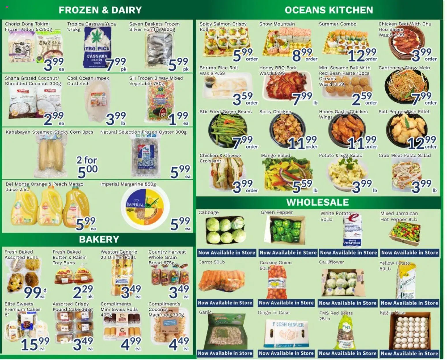 Oceans flyer valid from 20.03.2026 | Page: 3 | Products: Carrot, Bakery, Butter, Bread