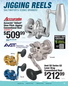 Preview of Cabela's weekly ads valid from 01.01.2025 | Page: 81 | Products: Fishing Reel